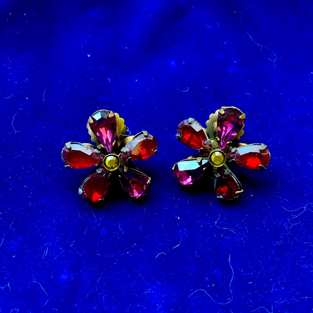 🌺 Sorrelli earrings EUC crystals